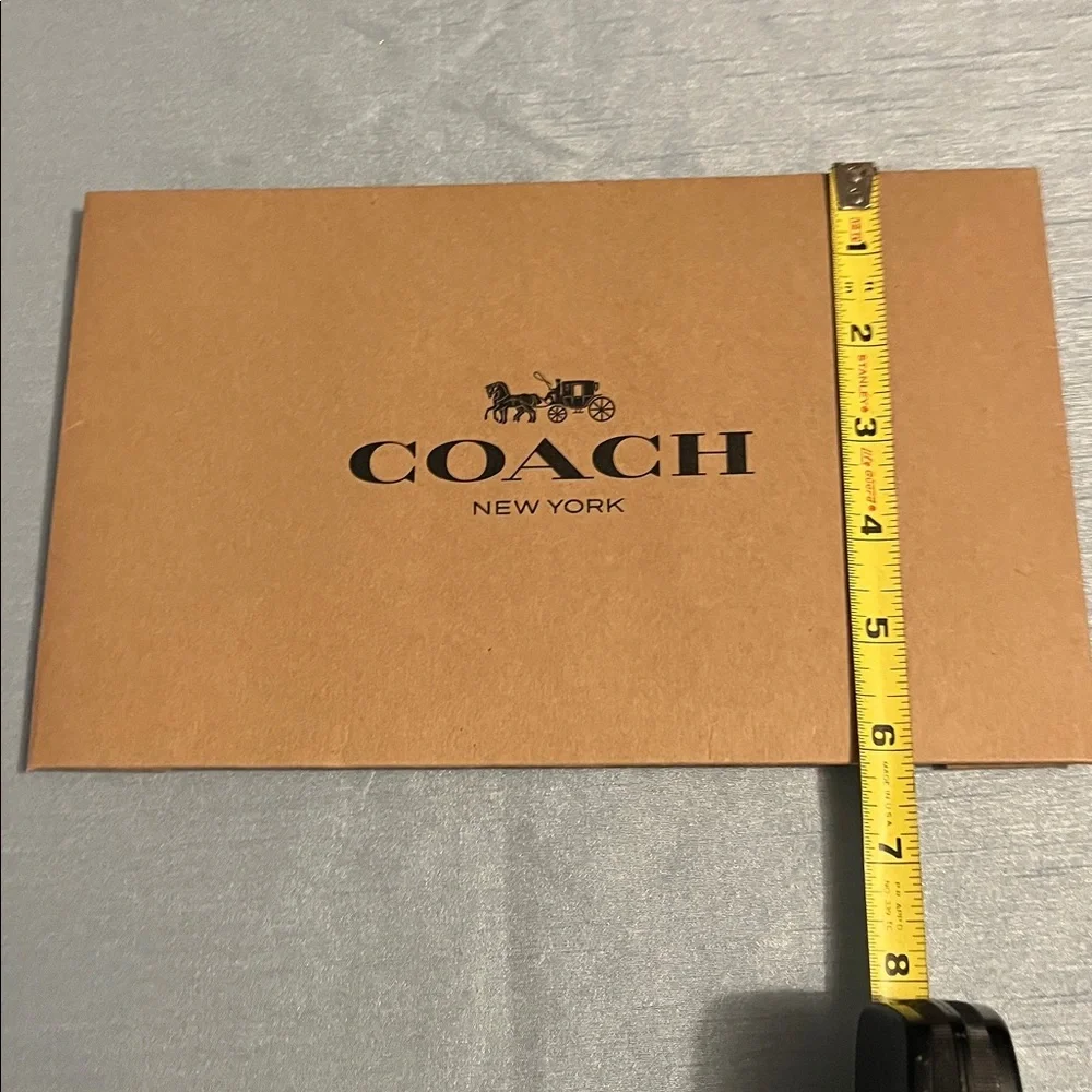 New Coach Brown Set Of 2 Shopping Bags And 2 Gift Boxes Set